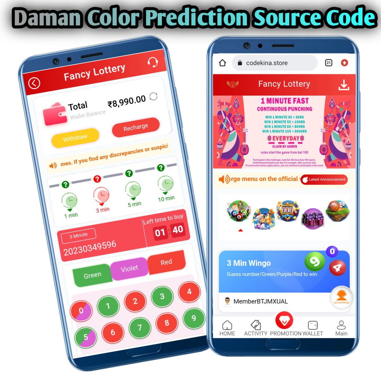 DAMAN COLOR PARDICTION PHP